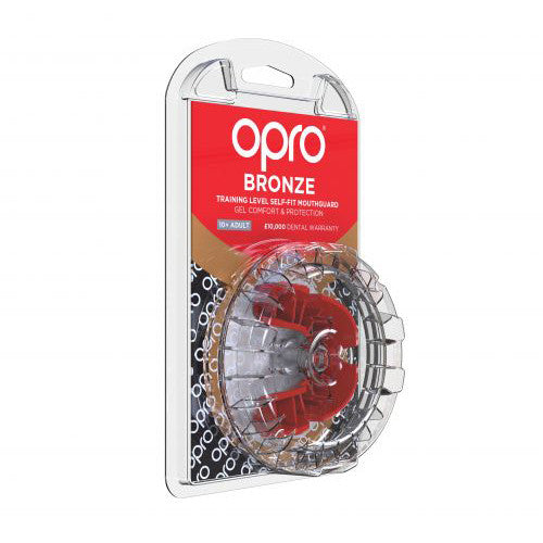 Opro Bronze Gen 4 Mouth Guard Red