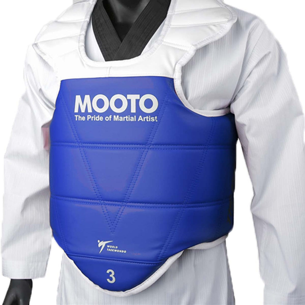 Mooto S2 Reversible Chest Guard - Red-Blue