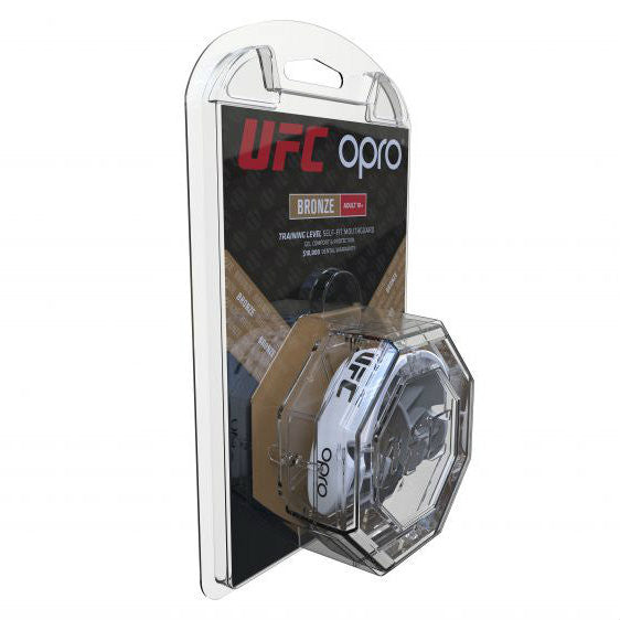 Opro UFC Bronze Mouth Guard White