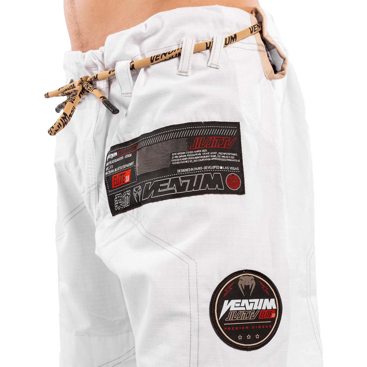 White Venum Elite 3.0 BJJ Gi