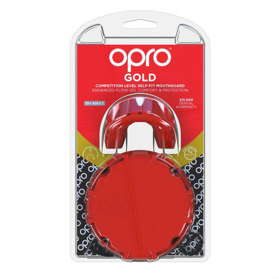 Opro Gold Gen 4 Mouth Guard Red/Pearl