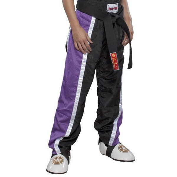 Top Ten Kids Mesh KB Pants Black/Purple