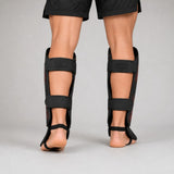 Fumetsu Anaconda Shin/Instep Guards Black/Red Lifestyle 3