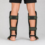 Fumetsu Anaconda Shin/Instep Guards Khaki/Black Lifestyle 2