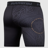 Black/Bronze Fumetsu Mjolnir Vale Tudo shorts