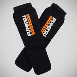 Black Fumetsu Ghost Elasticated Shin-Instep Guards