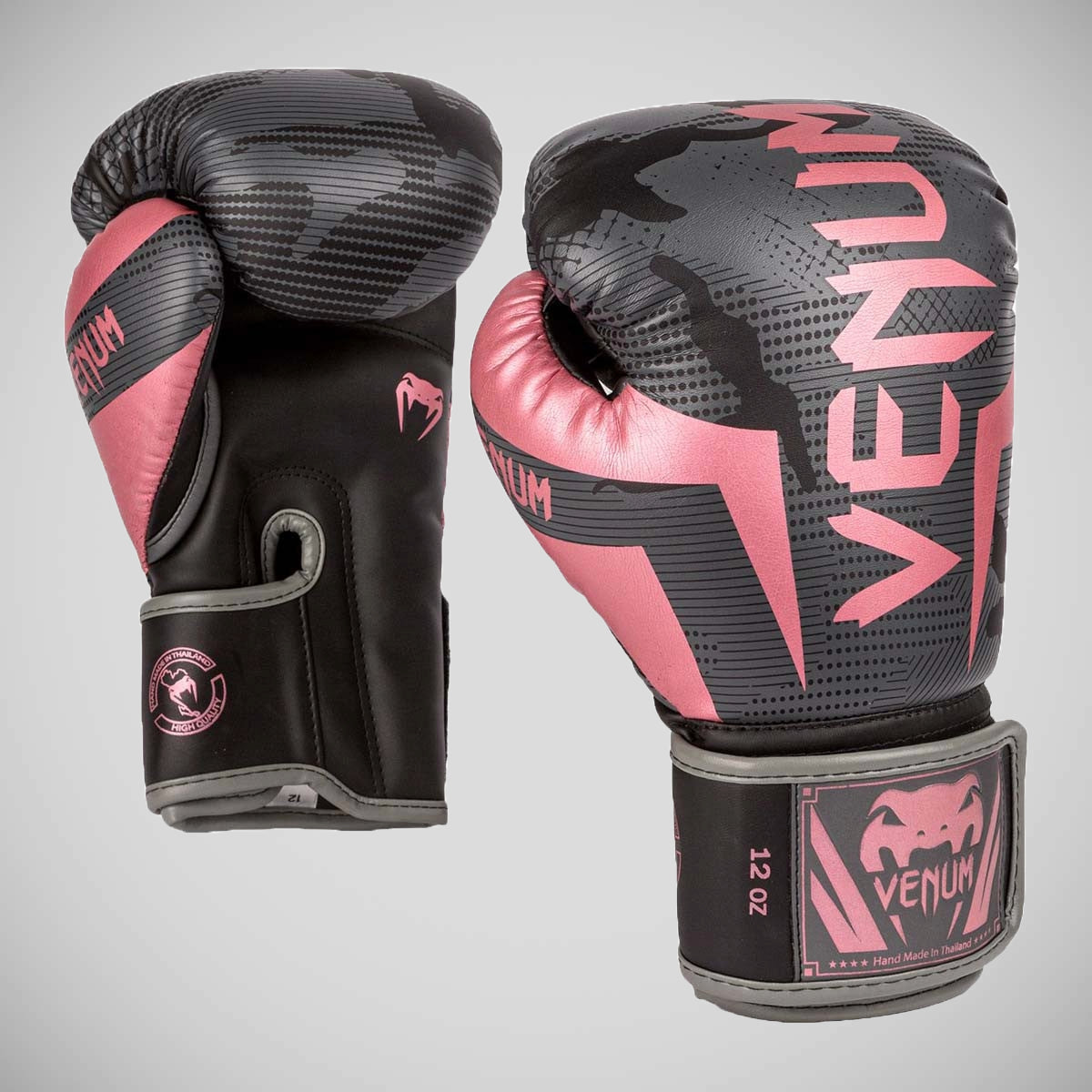 Black/Pink Venum Elite Boxing Gloves from Bytomic – Bytomic