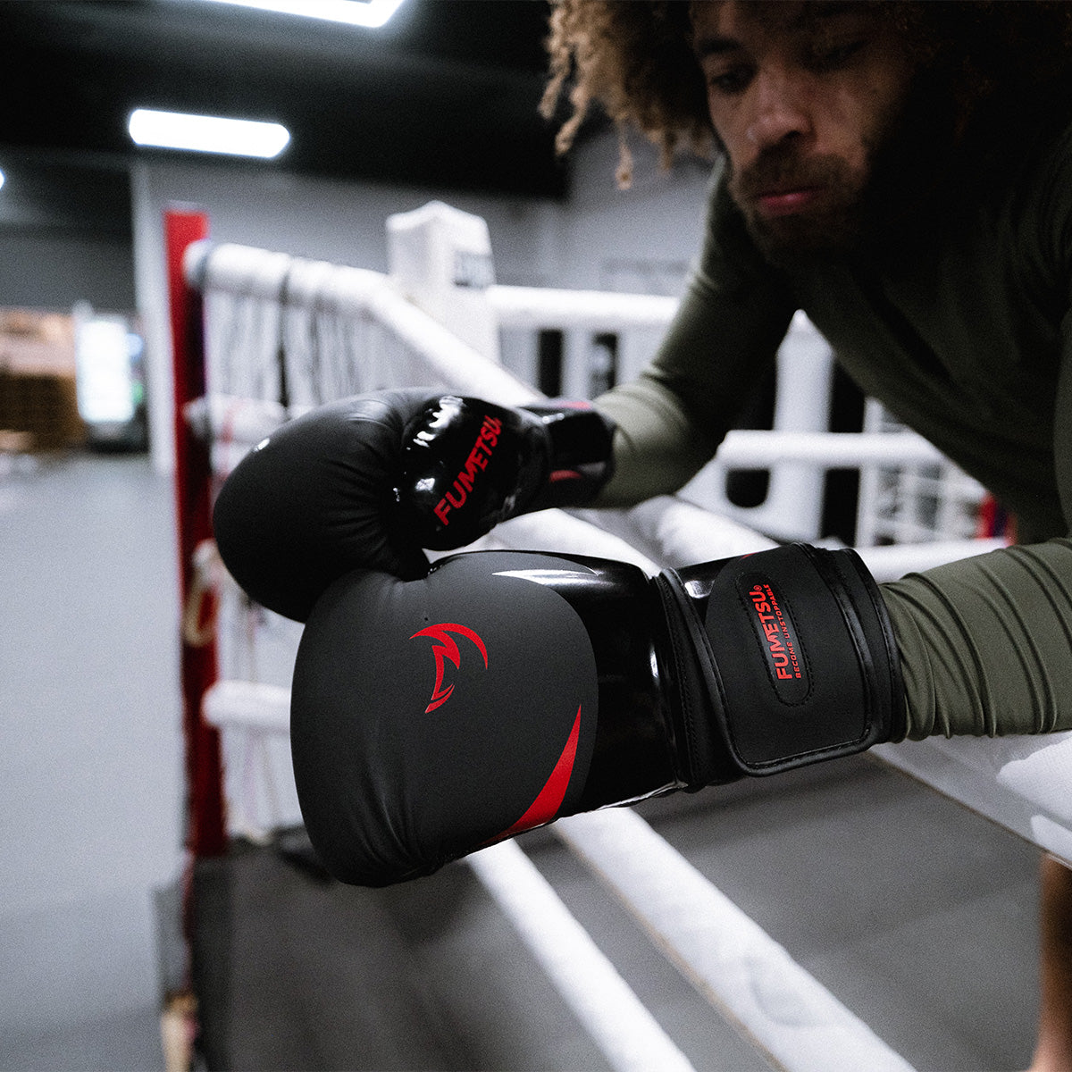 Black/Black Fumetsu Ghost S3 MMA Sparring Gloves