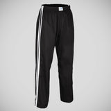 Black/White Bytomic Adult Double Stripe Contact Pants