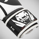 Black/White Venum Challenger 2.0 Kids Boxing Gloves
