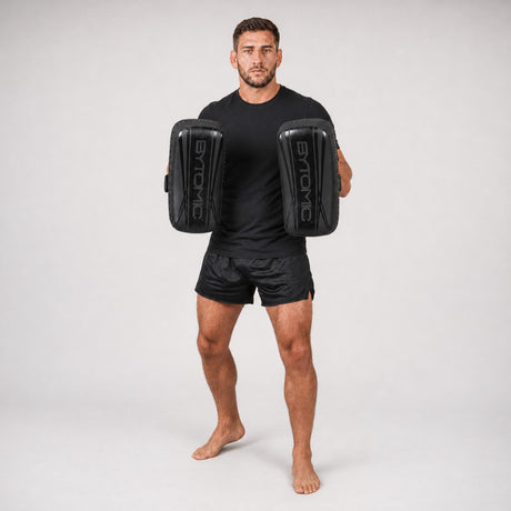 Black/Black Bytomic Axis V2 Curved Thai Pads Lifestyle 2