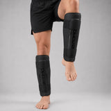 Black/Black Bytomic Axis V2 Shin Guards Lifestyle 2