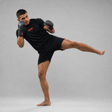 Black/Black Bytomic Red Label MMA Sparring Gloves
