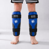 Black/Blue Bytomic Performer Carbon Evo Shin Guards