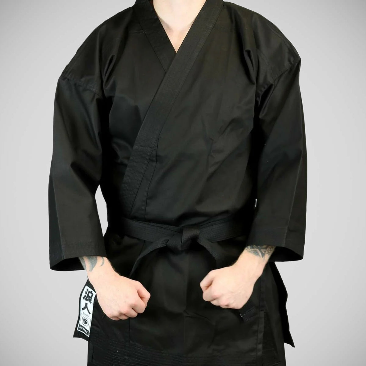 Black Bytomic Ronin Middleweight Karate Uniform