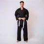 Black Bytomic Red Label 7oz Cotton Kids Karate Uniform