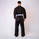 Black Bytomic Red Label 7oz Cotton Kids Karate Uniform