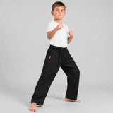 Black Bytomic Red Label Kids Martial Arts Trousers