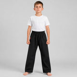 Black Bytomic Red Label Kids Martial Arts Trousers