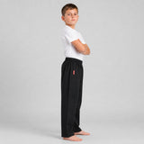 Black Bytomic Red Label Kids Martial Arts Trousers