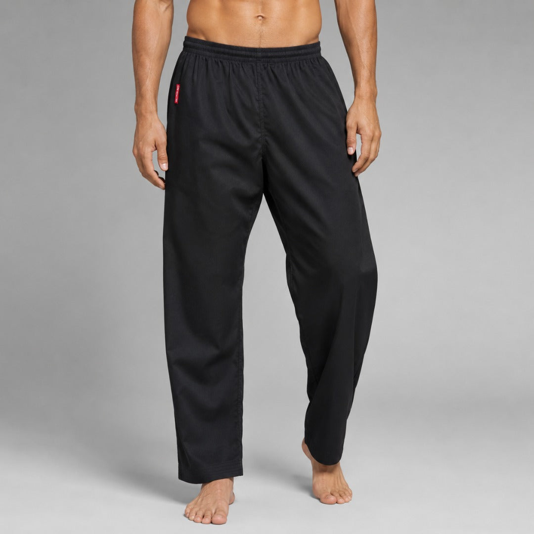 Black Bytomic Red Label Martial Arts Trousers