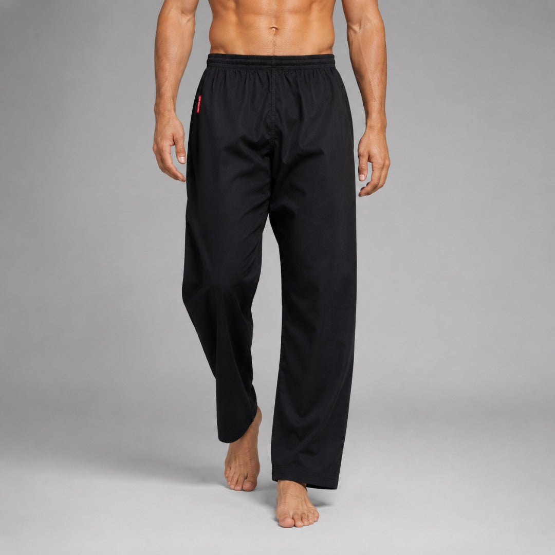 Black Bytomic Red Label Martial Arts Trousers