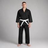 Black Bytomic Red Label V-Neck Adult Martial Arts Uniform