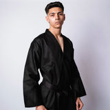 Black Bytomic Red Label V-Neck Kids Martial Arts Uniform