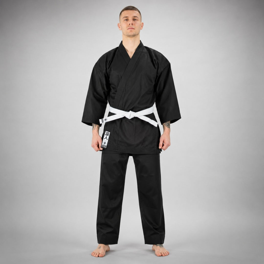 Black Bytomic Ronin Middleweight Karate Uniform