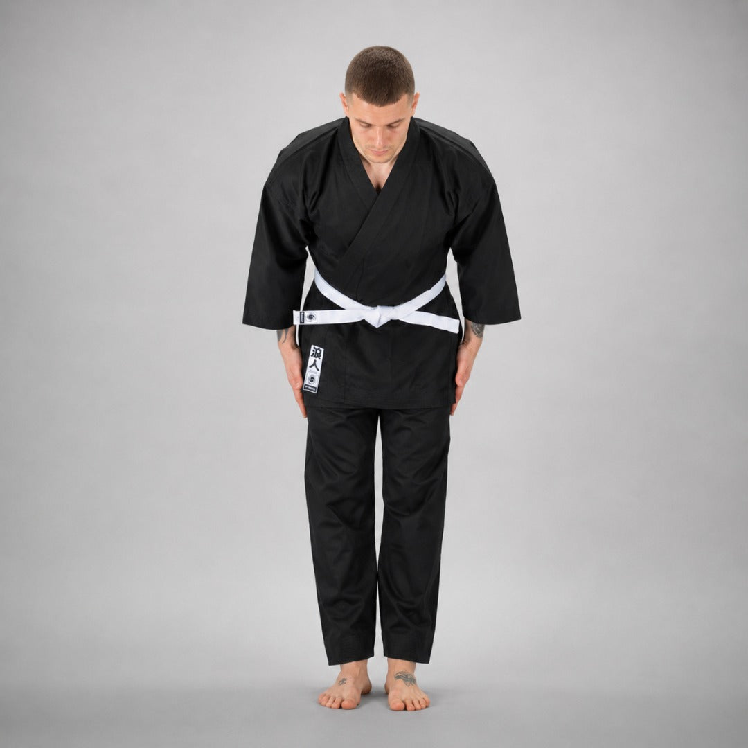 Black Bytomic Ronin Middleweight Karate Uniform
