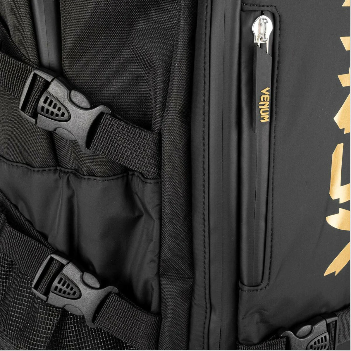 Black/Gold Venum Challenger Xtreme Evo Back Pack
