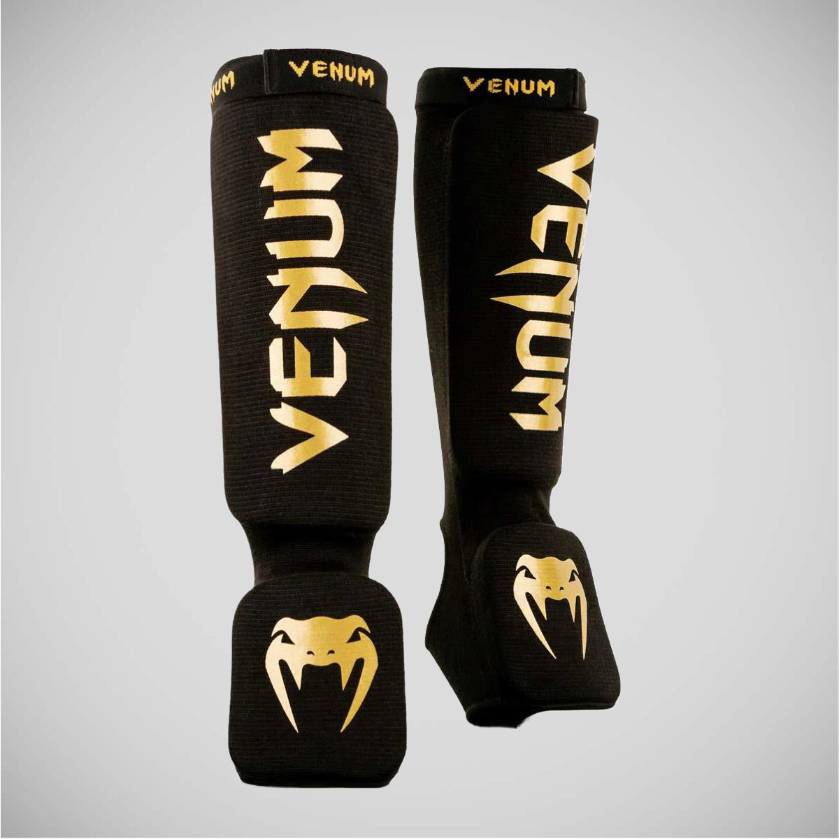 Venum Kontact Shin Guards Black/Gold