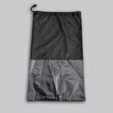 Black/Red Bytomic Drawstring Equipment Bag Flat Lay Back