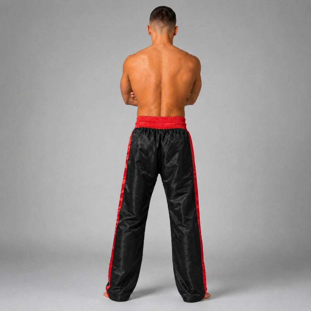 Black/Red Bytomic Performer V2 Adult Kickboxing Pants