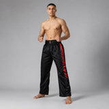 Black/Red Bytomic Red Label Mesh Kickboxing Pants