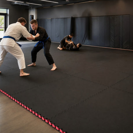 Black/Red Bytomic Reversible 40mm Jigsaw Mat Lifestyle 5
