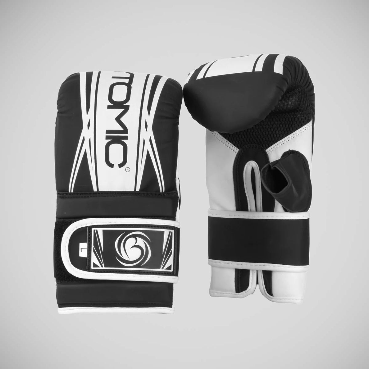 Black/White Bytomic Axis V2 Bag Gloves