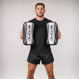 Black/White Bytomic Axis V2 Curved Thai Pads Lifestyle 1