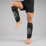 Black/White Bytomic Axis V2 Shin Guards Lifestyle 3