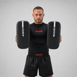 Black/White Bytomic Red Label Flat Thai Pads