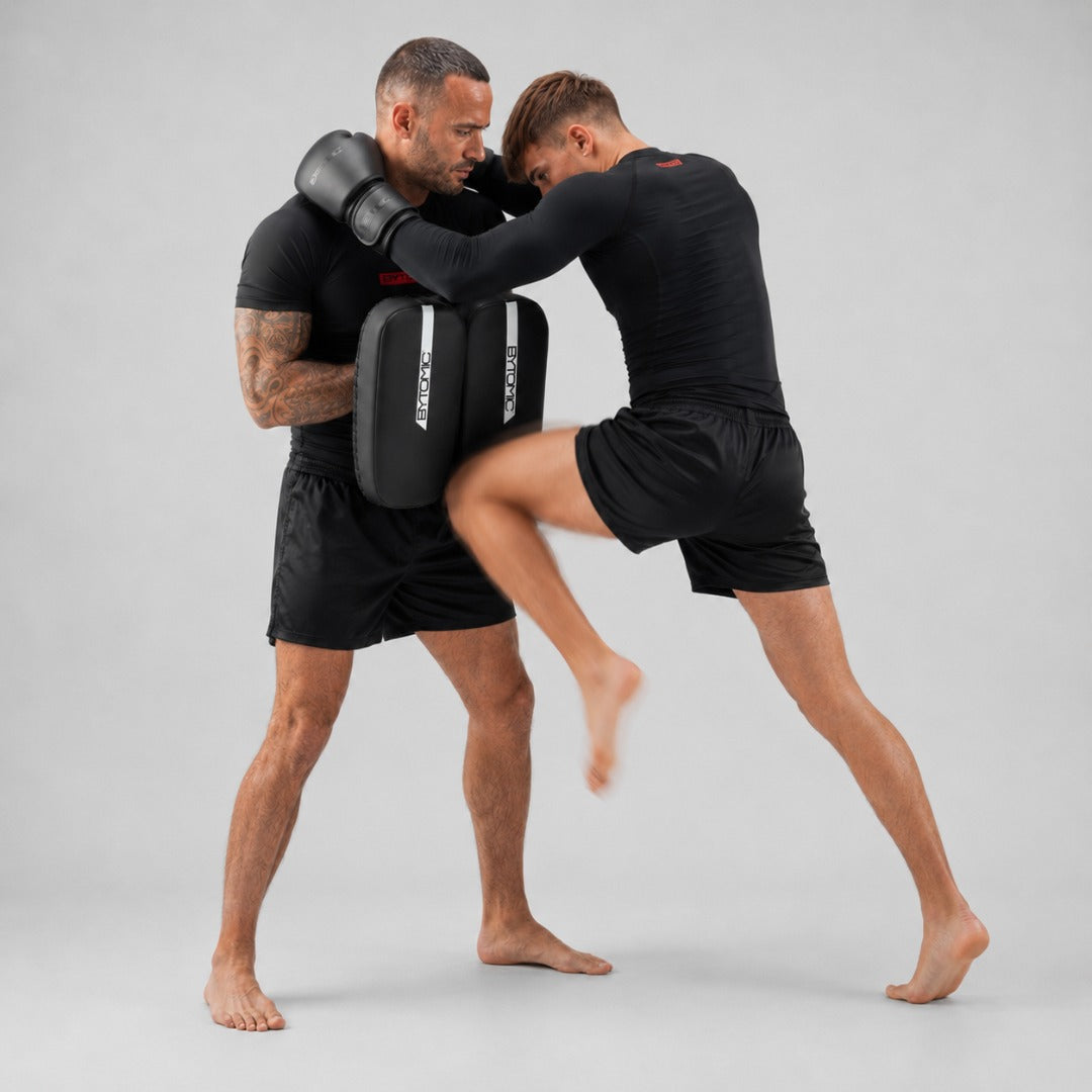Black/White Bytomic Red Label Flat Thai Pads