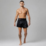 Black/White Bytomic Red Label Muay Thai Shorts
