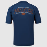 Navy Fumetsu Varsity Short Sleeve Rash Guard