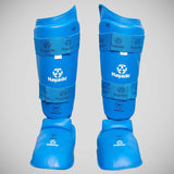 Hayashi WKF Approved Karate Shin-Instep Guard Blue