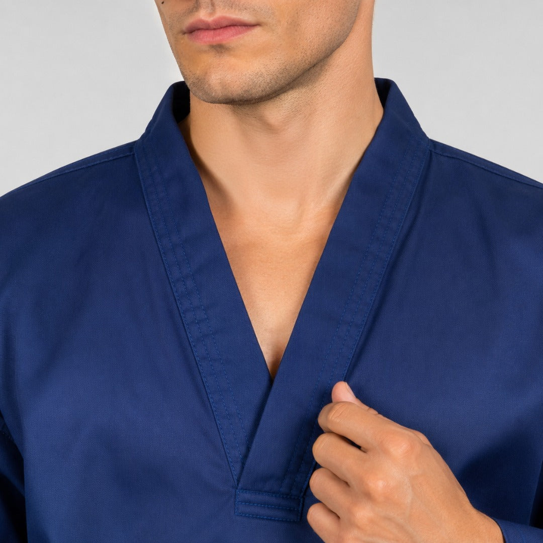 Blue Bytomic Red Label V-Neck Adult Martial Arts Uniform