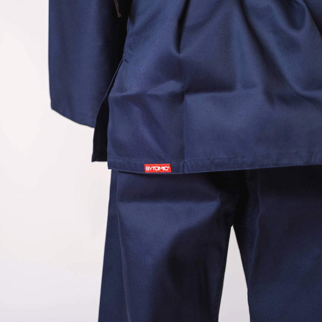 Blue Bytomic Red Label V-Neck Kids Martial Arts Uniform