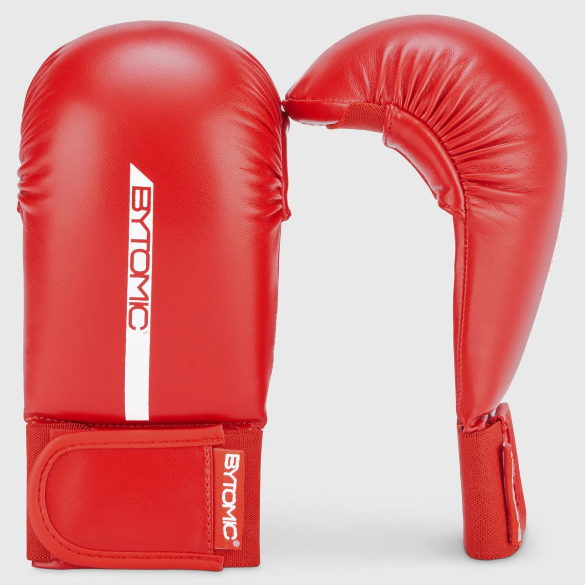 Red/White Bytomic Red Label Karate Mitt Without Thumb
