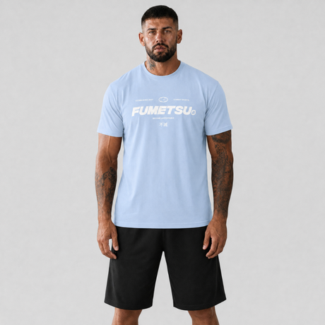 Fumetsu Combat Core T-Shirt Blue Lifestyle 4