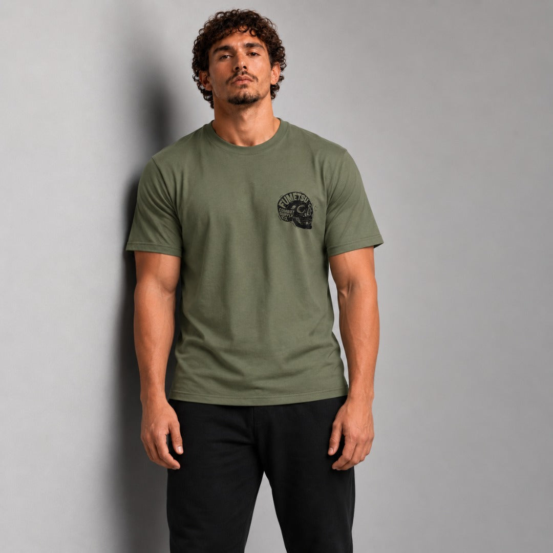 Fumetsu Combat Mind T-Shirt Khaki Lifestyle 3