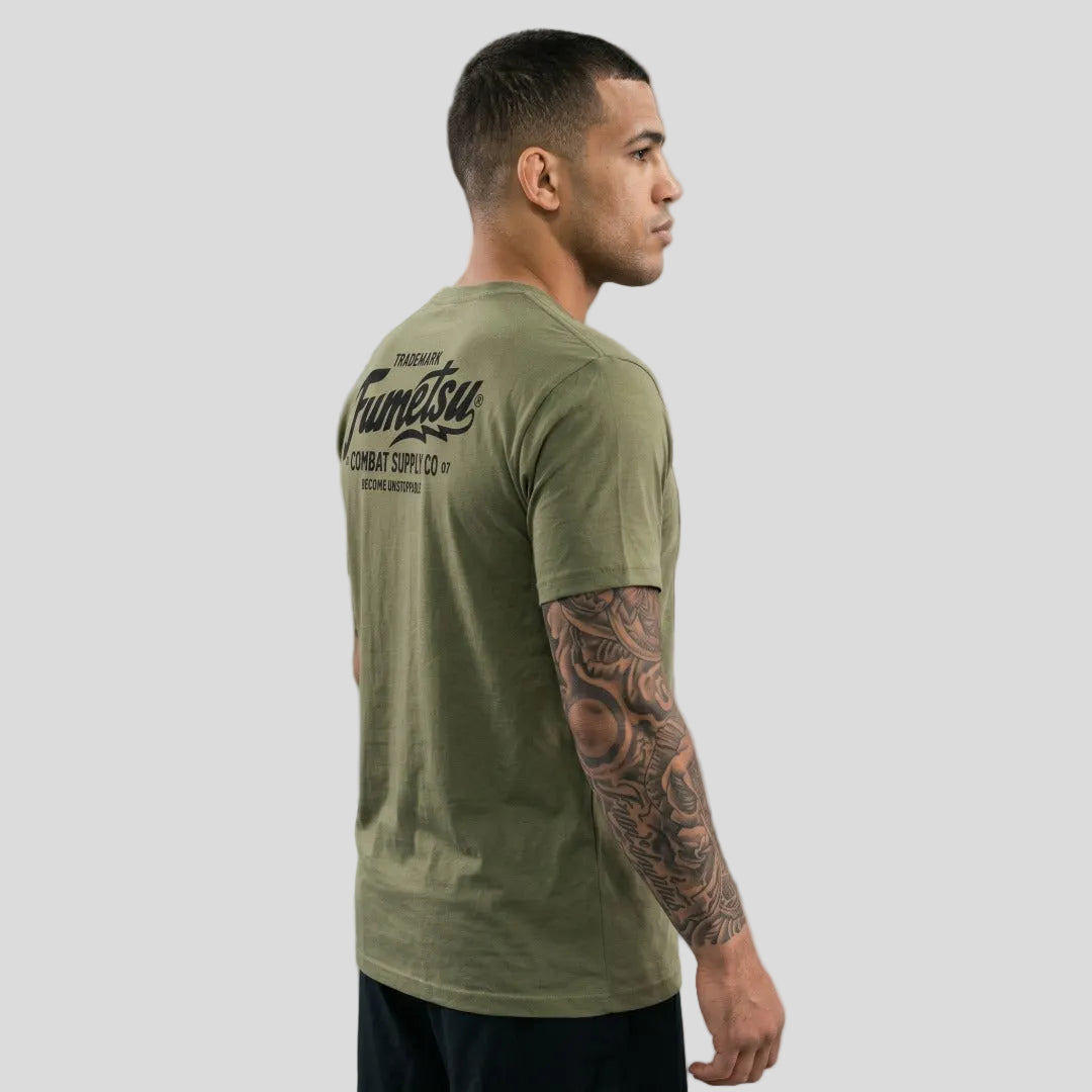 Fumetsu Combat Supply Co. T-Shirt Khaki/Black